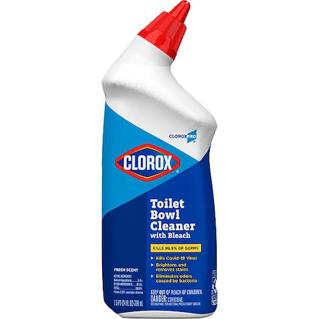 Toilet Bowl Cleaner, Bottle, 24 oz, Ready to Use, Fresh Fragrance, PK12