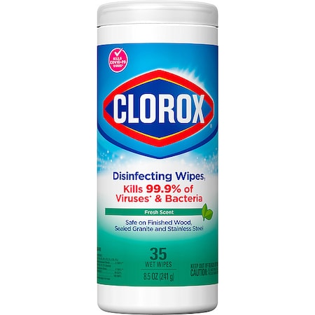 Disinfecting Wipes, 7 x 8", 12 Pack, 35 Wipes/ Pack