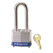 Lockout Padlock, Keyed Alike, Steel, Blue, 2 in Shackle Height, 1 9/16 in Body Width, 1 No. of Keys