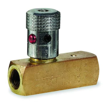Colorflow Flow Control Valve,Brass,1/8-27,3 GPM