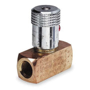 Colorflow Needle Valve,Brass,1/4-18,5 GPM,2000 PSI
