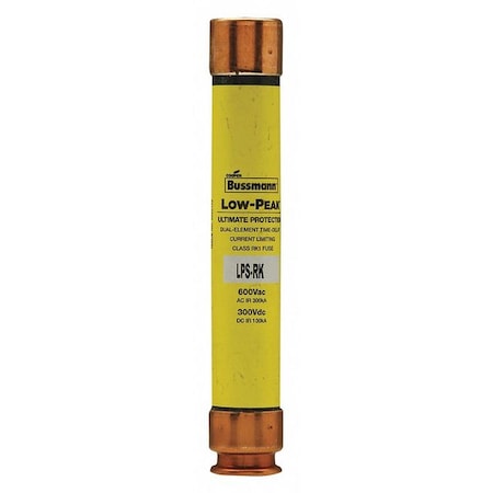 UL Class Fuse, RK1 Class, Time-Delay, 1A, 600V AC, Non-Indicating