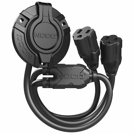 AC Port Plug,1.5 ft L,Black