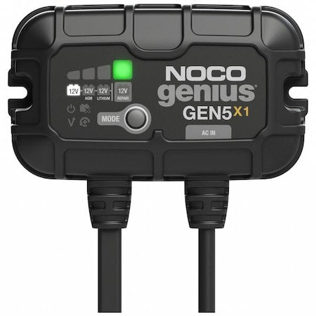 Battery Charger,50 A Input,6 ft L Cable