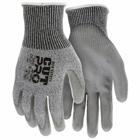 Cut-Resistant Gloves, Cut Level A2 ,Dipped ,Polyurethane ,Smooth ,XL ( 10 ) 12 PK