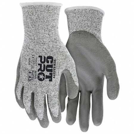Cut-Resistant Glove, Cut Level A3 ,Polyurethane ,Foam ,2XS 12 PK