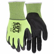 Cut-Resistant Glove, Cut Level A7 ,Dipped ,Polyurethane ,Foam ,M 12 PK