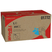 WypAll General Clean L10 Light Cleaning Towels (01772), Dairy Towels, 1-PLY, Pop-Up Box, White,PK18