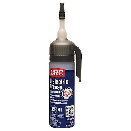 Dielectric Grease, 3 oz, Tube, White