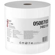 WypAll PowerClean L40 Extra Absorbent Towels (05007), Jumbo Roll, Limited Use Towels, White