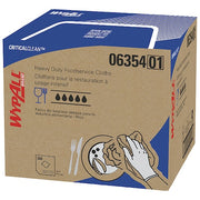WypAll Critical Clean High Capacity Foodservice Cloths (06354), Quarterfold, Red, 1 Box, 300 Sheets