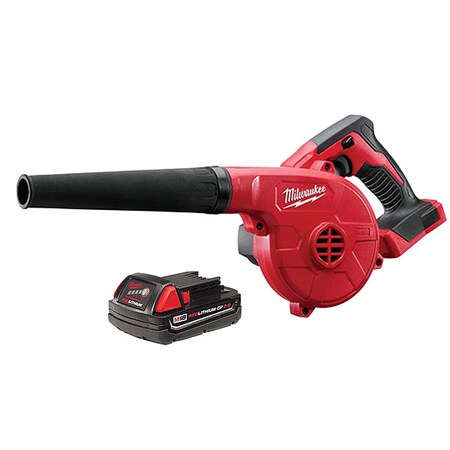 M18(TM) Cordless Leaf Blower Kit, 100 cfm, 160 mph, Battery Included, 0 dBA