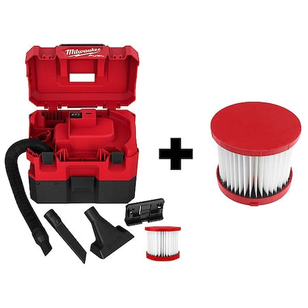 M12 FUEL 1.6 Gallon Vacuum, HEPA Filter