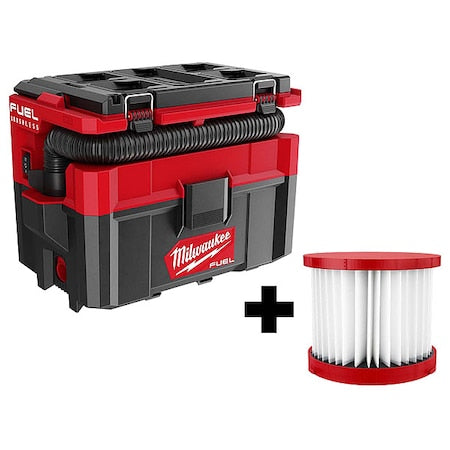 Wet/Dry Vacuum, 2 1/2 gal, 0 hp