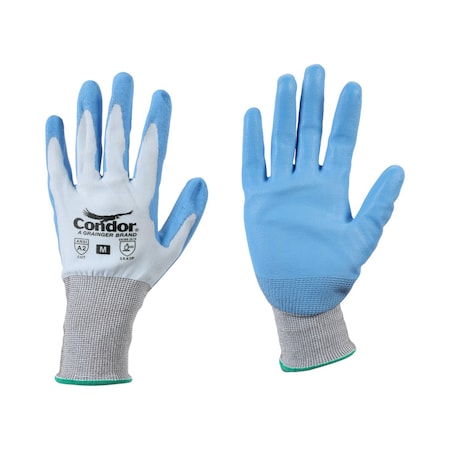 Coated Cut-Resistant Gloves, Cut Level A2 ,PU ,Smooth ,2XL 12 PK