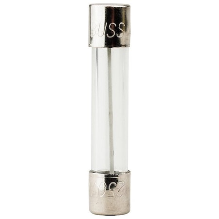 Glass Fuse, AGC Series, Fast-Acting, 10A, 250V AC, Non-Indicating, 100 PK