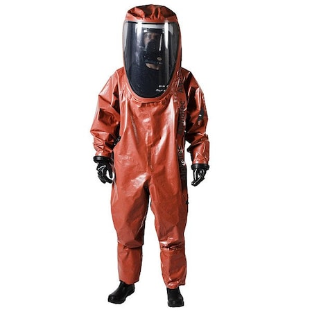Chemical Protective Suits,Red,L