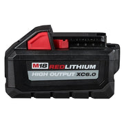 M18 REDLITHIUM XC6.0 Battery, 6.0Ah, Extended Capacity, 18V, Li-Ion Battery