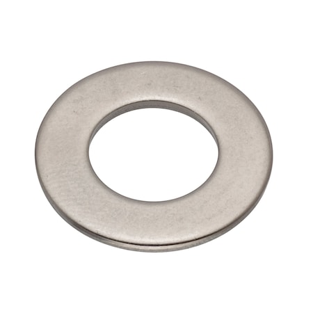 Flat Washer, For Screw Size 7/16 in ,Stainless Steel Plain Finish, 5 PK