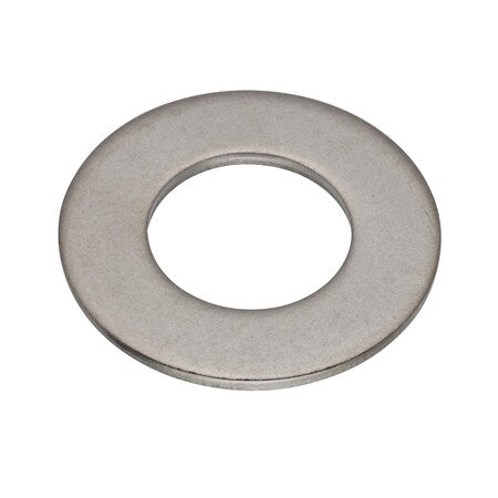 Flat Washer, For Screw Size 9/16 in ,Stainless Steel Plain Finish, 5 PK