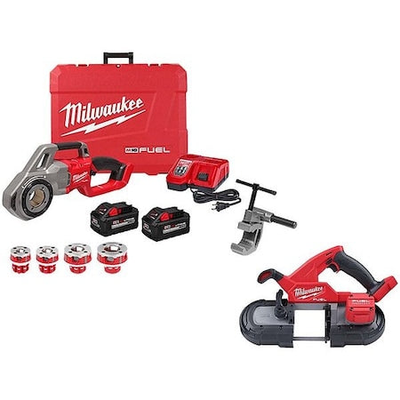 Threader w/Heads+M18 FUEL Band Saw