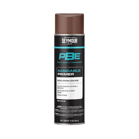 Seymour PBE Sandable Primer, Red Iron Oxide (15oz)
