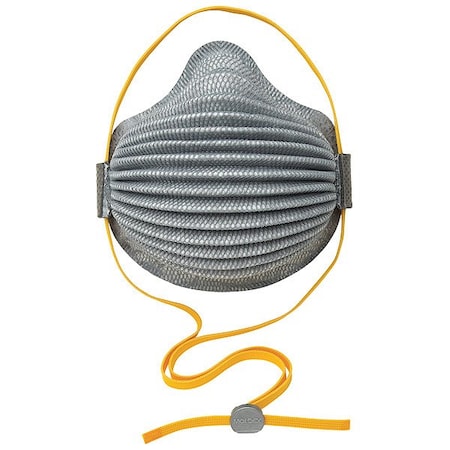 Particulate Respirator, N95, Nuisance Organic Vapors, AirWave, SmartStrap, Molded Nose, M/L, PK 10