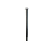 316, 1/2"-13 Hex Head Cap Screw, Plain Stainless Steel, 9-1/2 in L