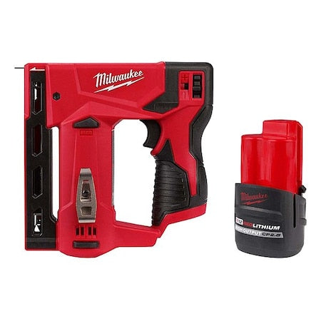 Staple Gun Kit, 18 ga, 12 V DC