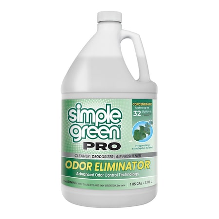 Odor Eliminator,1 gal,Jug,Eucalyptus
