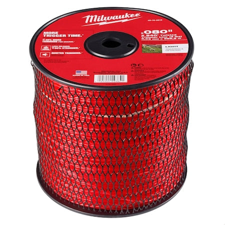 String Trimmer Line,Red,1/16 in H