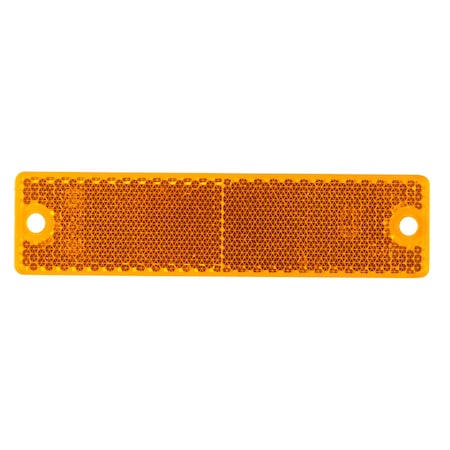 Reflector, Mini, Stick-On, Yellow, Rectangle