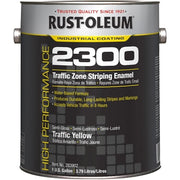 Traffic Zone Striping Paint, 1 gal., Traffic Yellow, Water -Based