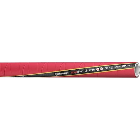 3/4" X 25' RED DRINKLINE EPDM BULK