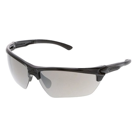 Dominator (DM3), Safety Glasses, Duramass Hard Coat, Polycarbonate Lens, Black Frame, Half Frame