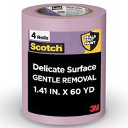 Painter'sTape,WashiPaper,Prp,60ydL,PK4