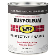 Rust Prevenative Paint, Semi-Gloss, Bronze, 1 qt.
