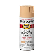 Spray Paint, Sand, Gloss, Solvent, 12 oz.