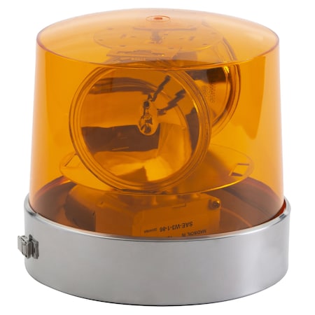 Flashing Beacon,Amber,12V DC