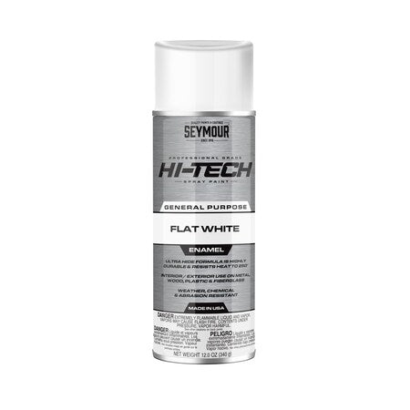 Seymour Hi-Tech Enamel, Flat White (12oz)