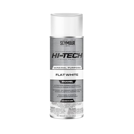Seymour Hi-Tech Enamel, Flat White (12oz)