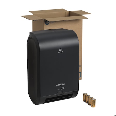 enMotion Flex Automatic Touchless Paper Towel Dispenser, Black