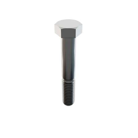18-8, 1/2"-13 Hex Head Cap Screw, Plain Stainless Steel, 3 in L