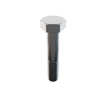 316, 7/8"-9 Hex Head Cap Screw, Plain Stainless Steel, 4-1/2 in L