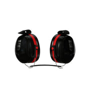 Peltor Optime 105 Behind-the-Neck Ear Muffs, 29 dB NRR, Passive, General Purpose, Black/Red
