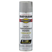 Rust Preventative Spray Paint, Light Machine Gray, Gloss, Solvent, 15 Oz