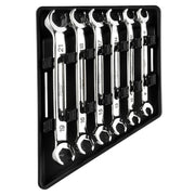 6pc Double End Flare Nut Wrench Set - Metric