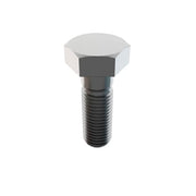 18-8, 1"-8 Hex Head Cap Screw, Plain Stainless Steel, 3 in L
