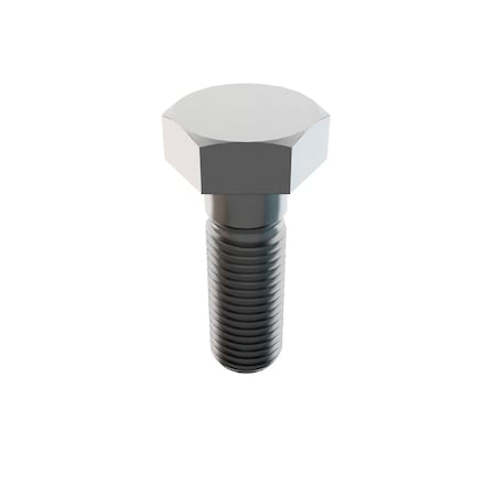 18-8, 1"-8 Hex Head Cap Screw, Plain Stainless Steel, 3 in L