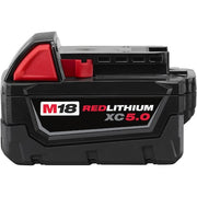 M18 REDLITHIUM XC5.0 Battery, 5.0Ah, Extended Capacity, 18V, Li-Ion Battery